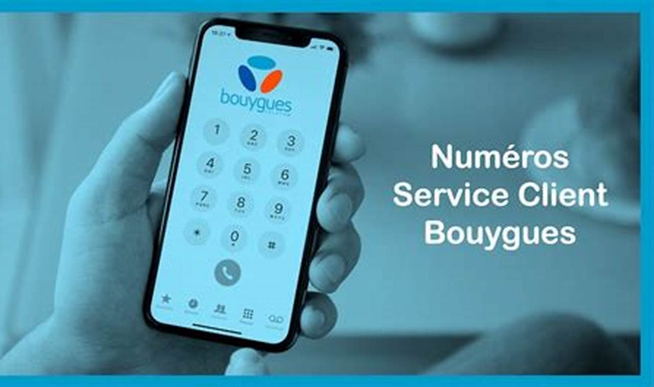 Le Numéro De Téléphone Du Service Client Bouygues Telecom