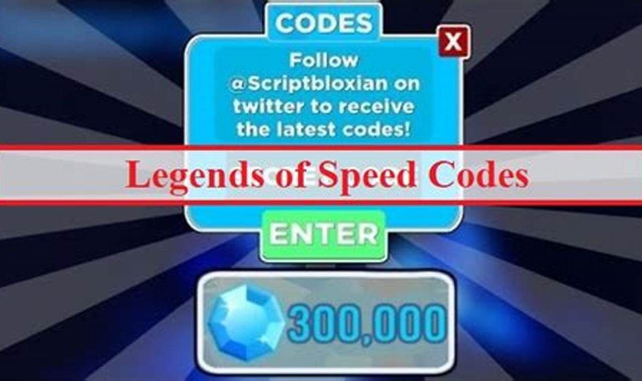 Legends Of Speed Codes 2024