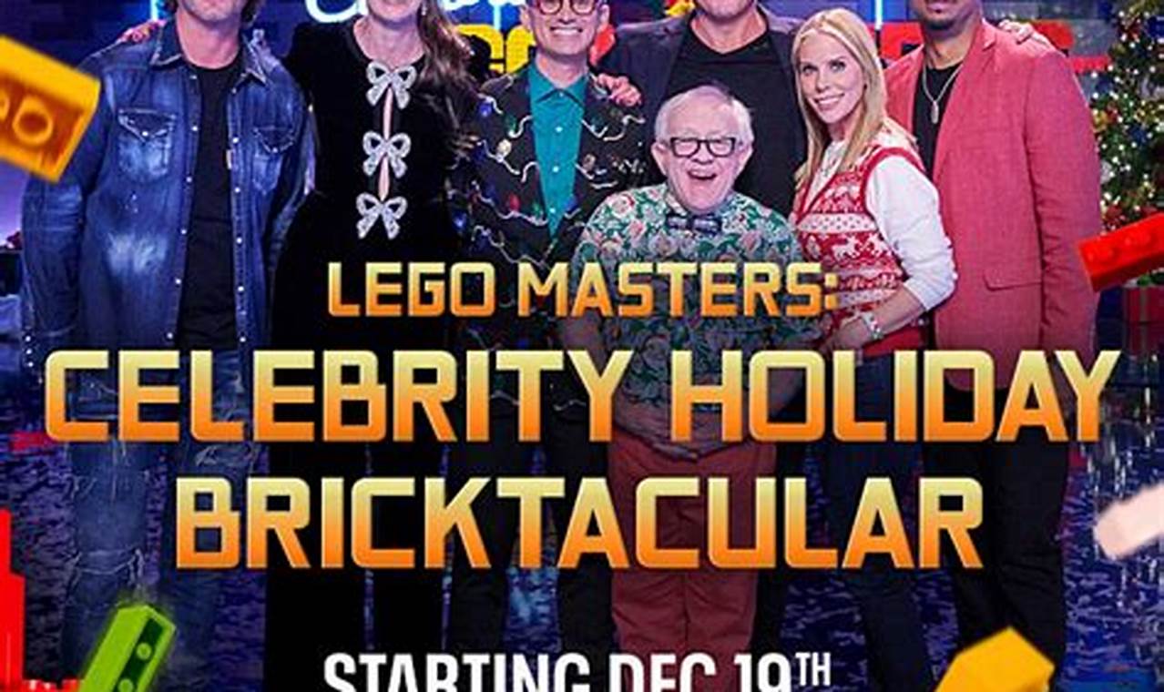 Lego Masters Holiday Special Celebrities 2024