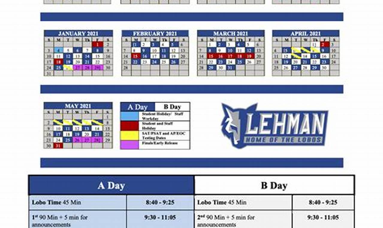 Lehman Summer 2024 Calendar Week Calendar
