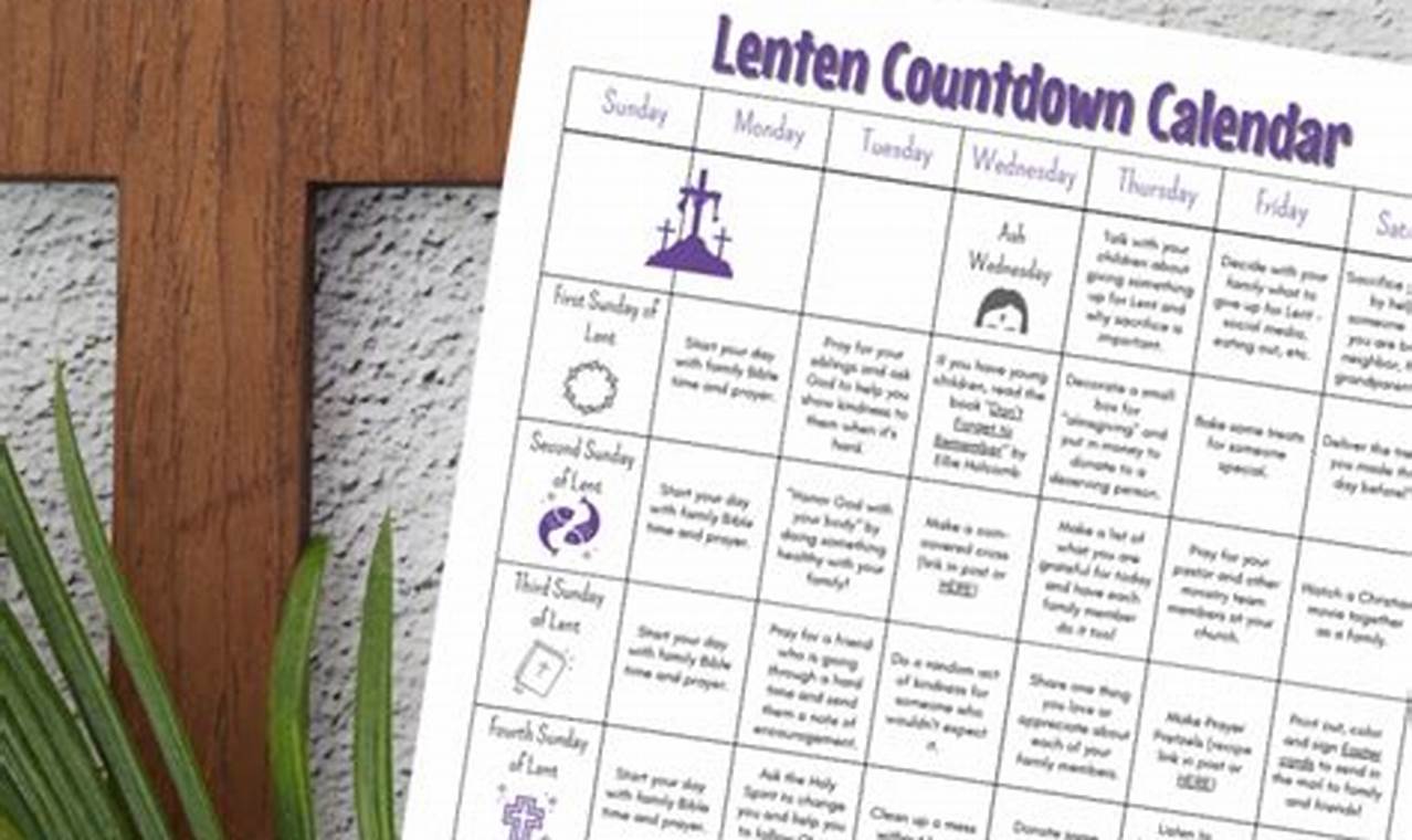 Lent Readings 2024