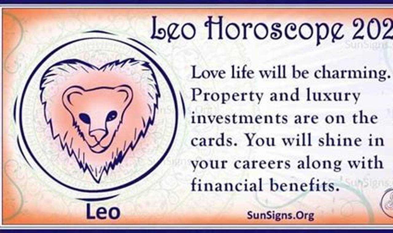 Leo Horoscope 2024 Year