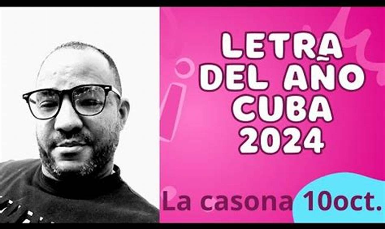 Letra Del AñO 2024 Casona De 10 De Octubre