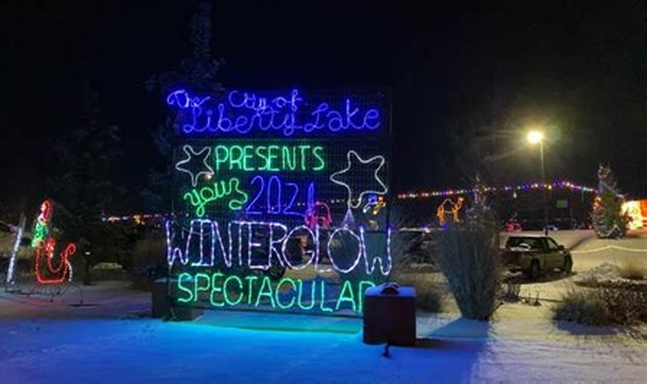 Liberty Lake Christmas Lights 2024