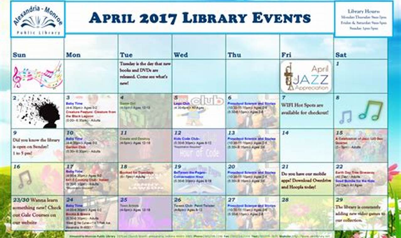 Library Event Calendar