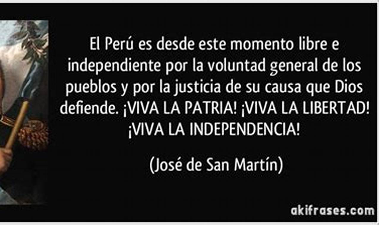 Libre E Independiente Por La Voluntad De Los Pueblos