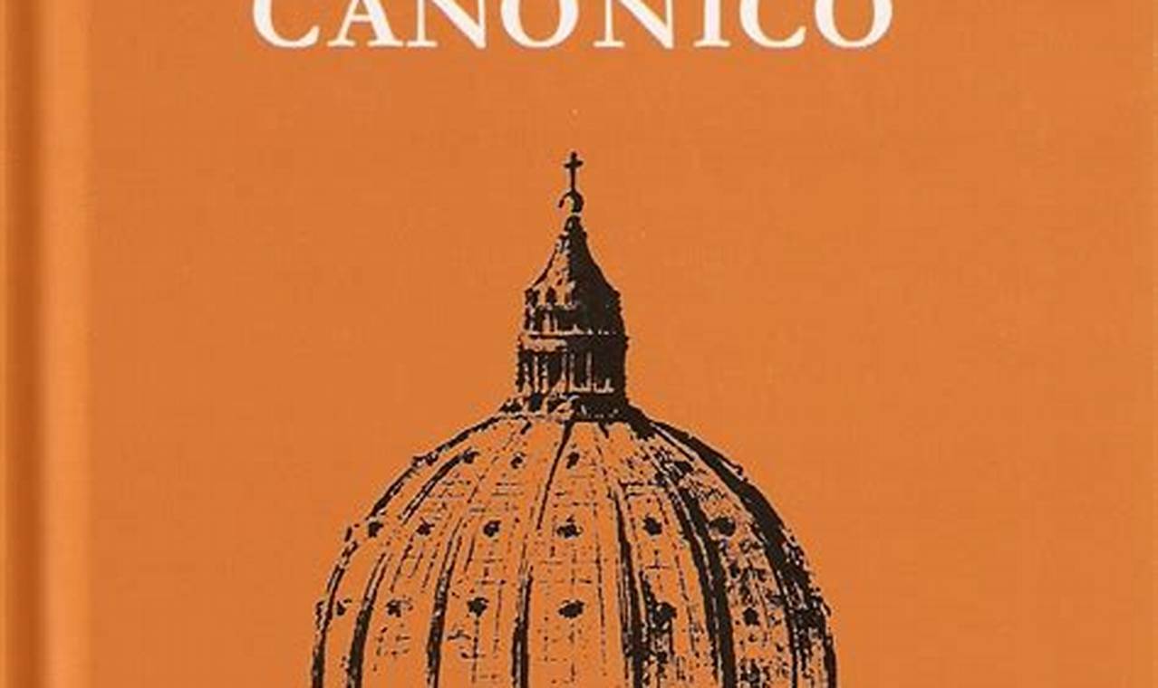 Libro Del Derecho Canónico De La Iglesia Católica
