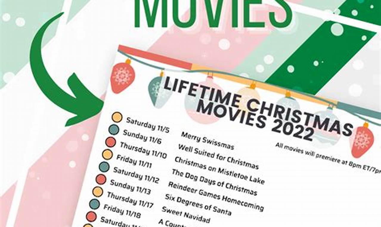 Lifetime Christmas 2024 Schedule Printable