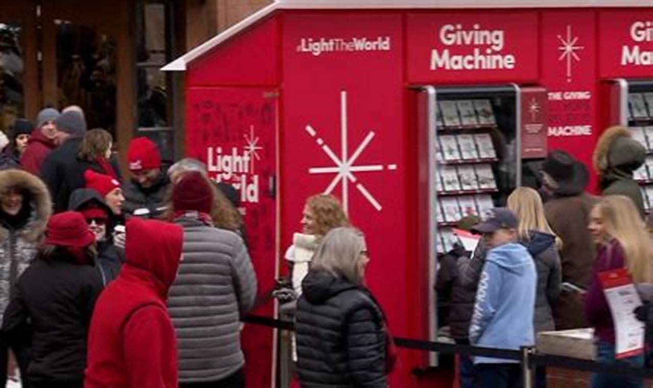 Light The World 2024 Giving Machines