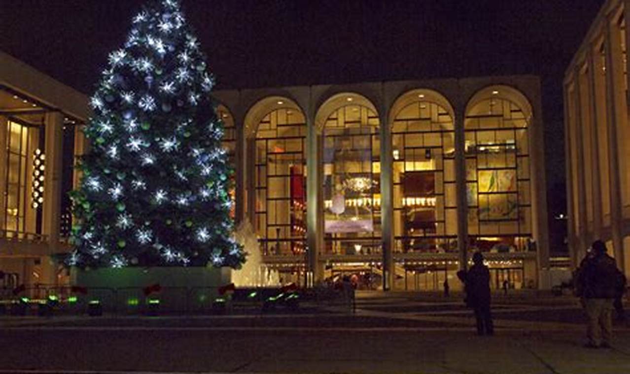 Lincoln Center Tree Lighting 2024