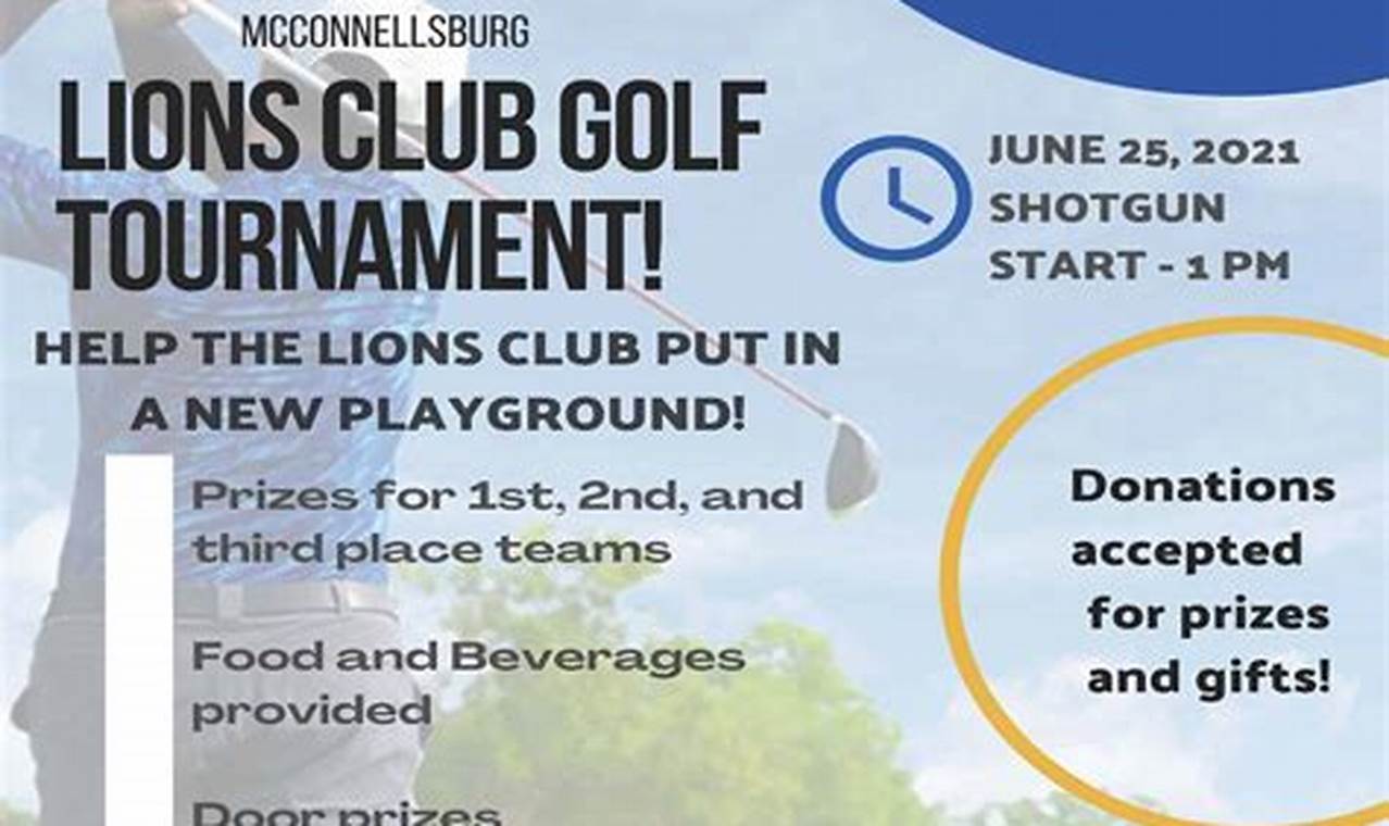 Lions Club Golf Tournament 2024