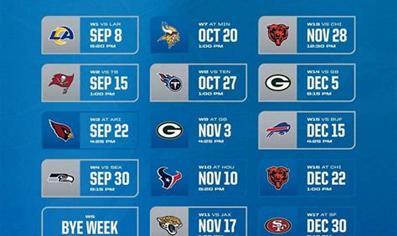 Lions Schedule 2024