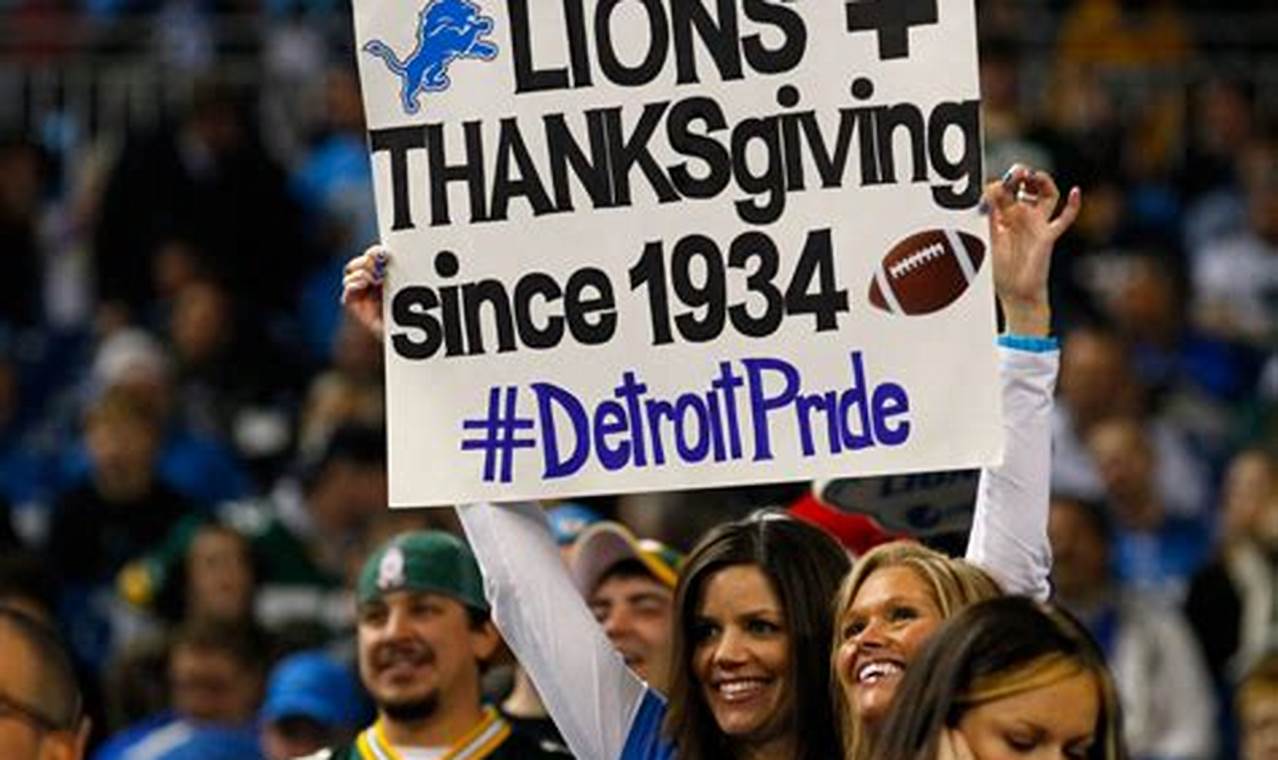 Lions Thanksgiving Game 2024