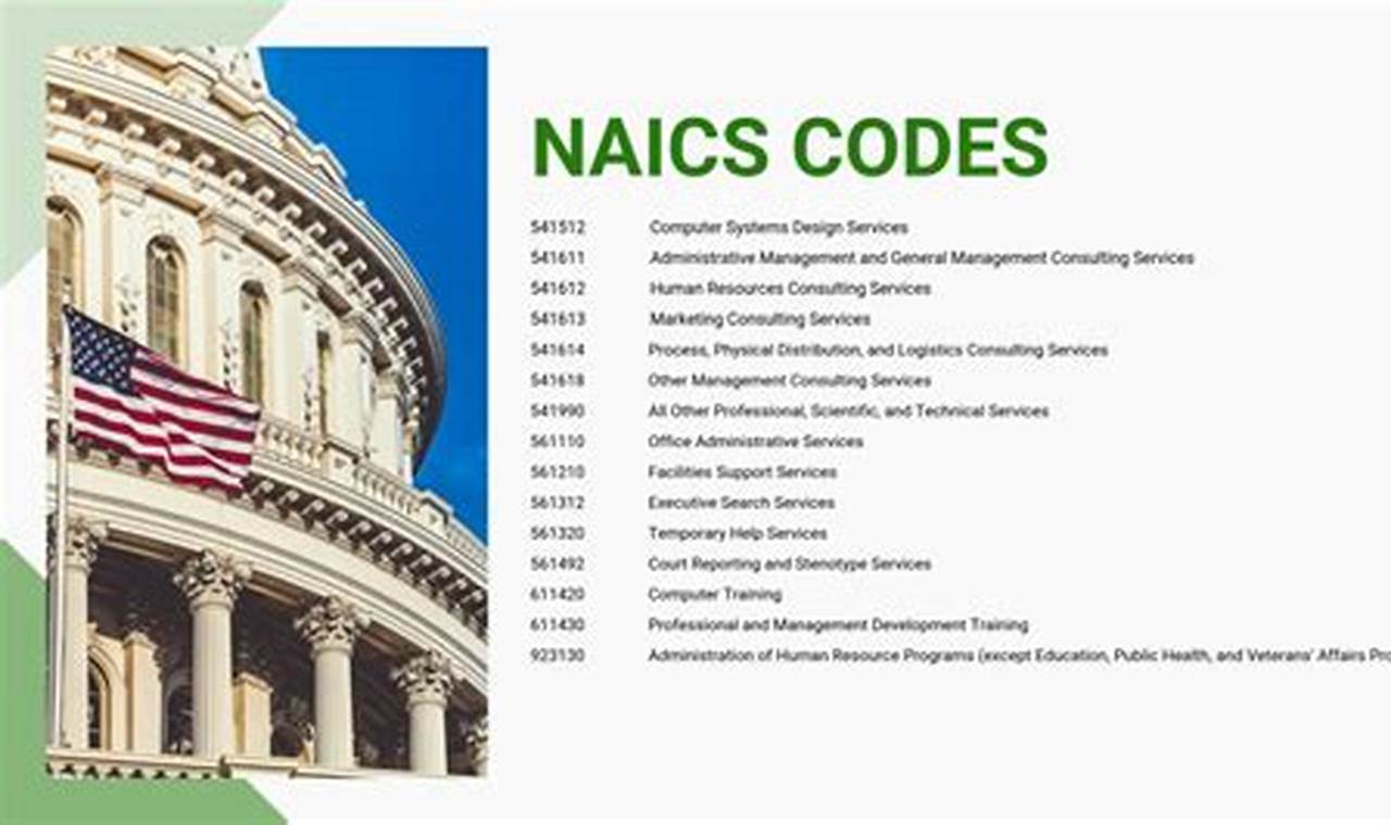 List Of Naics Codes 2024