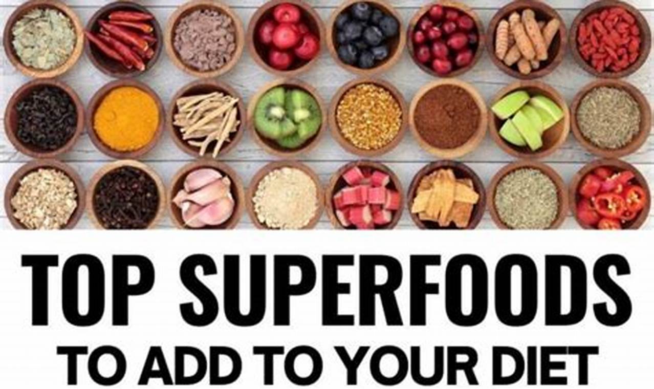List Of Superfoods 2024