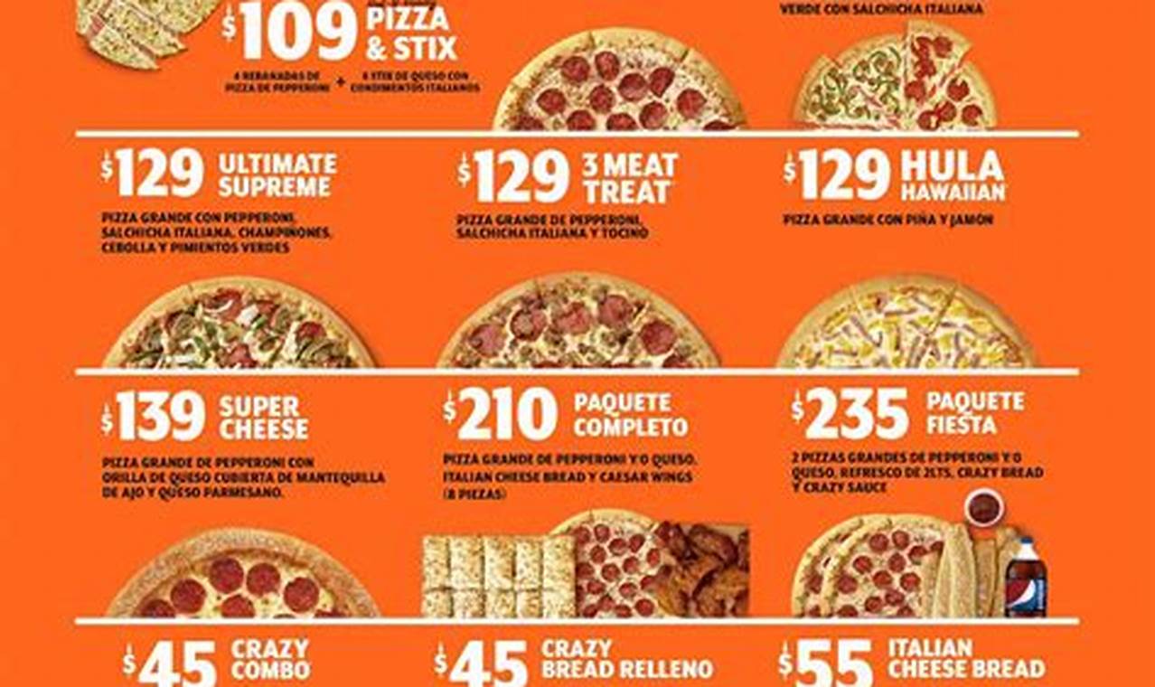 Little Caesars Pizza Prices 2024 Ad