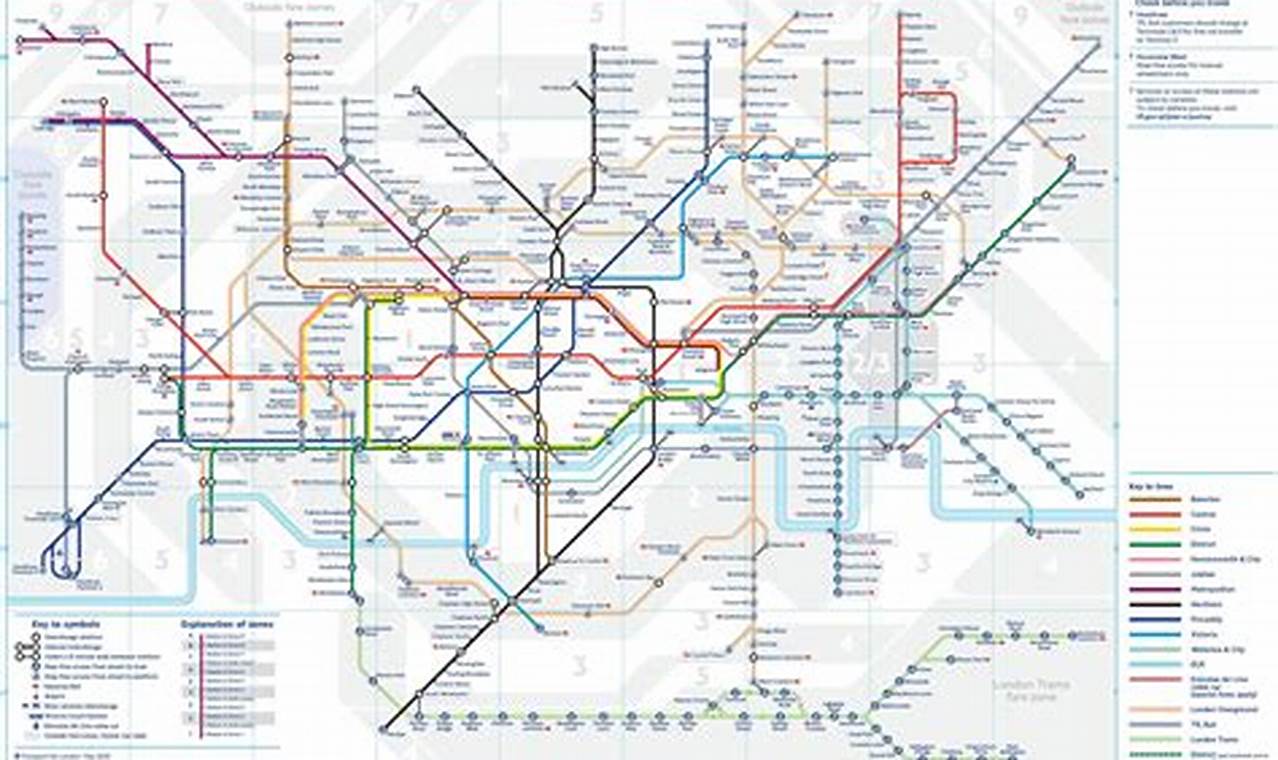 London Tube Map 2024