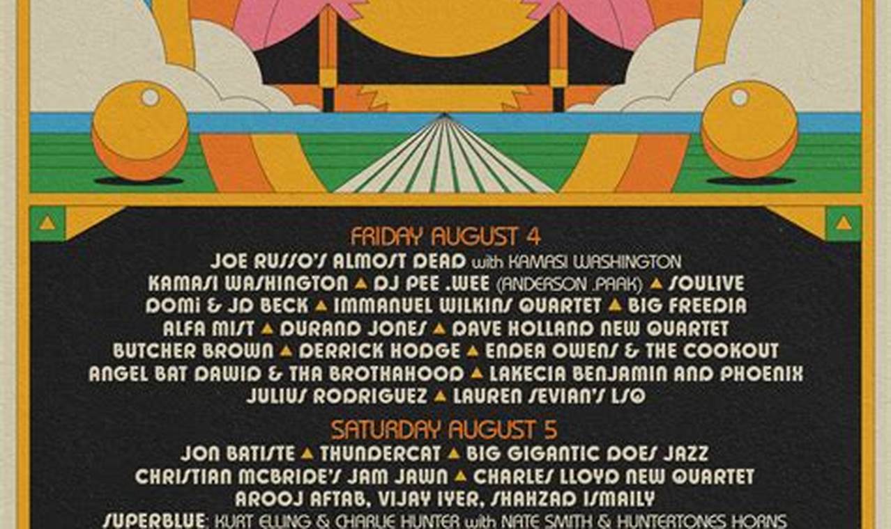 Long Beach Jazz Festival 2024 Lineup