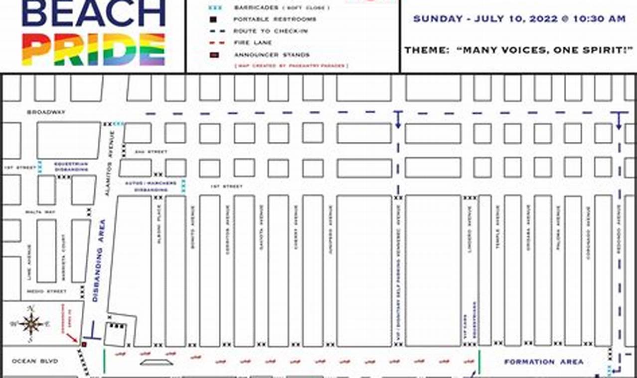 Long Beach Pride Parade 2024 Route