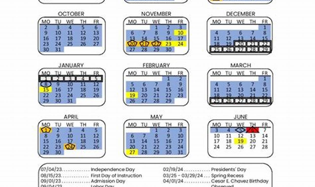 Los Angeles Unified Calendar