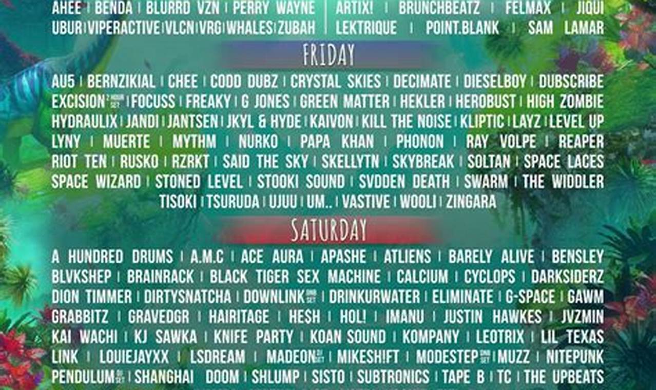 Lost Lands Festival Lineup 2024 Schedule