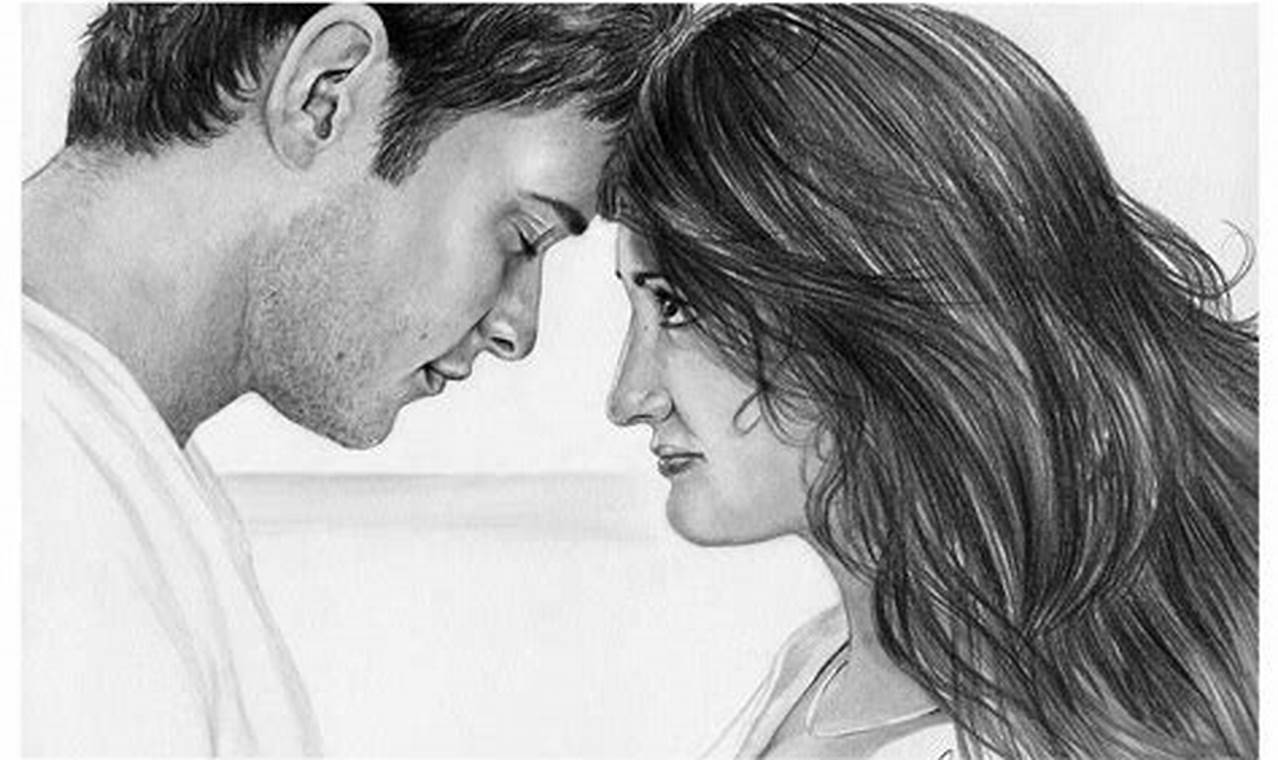 Love Pencil Sketch Drawing: A Timeless Expression of Affection