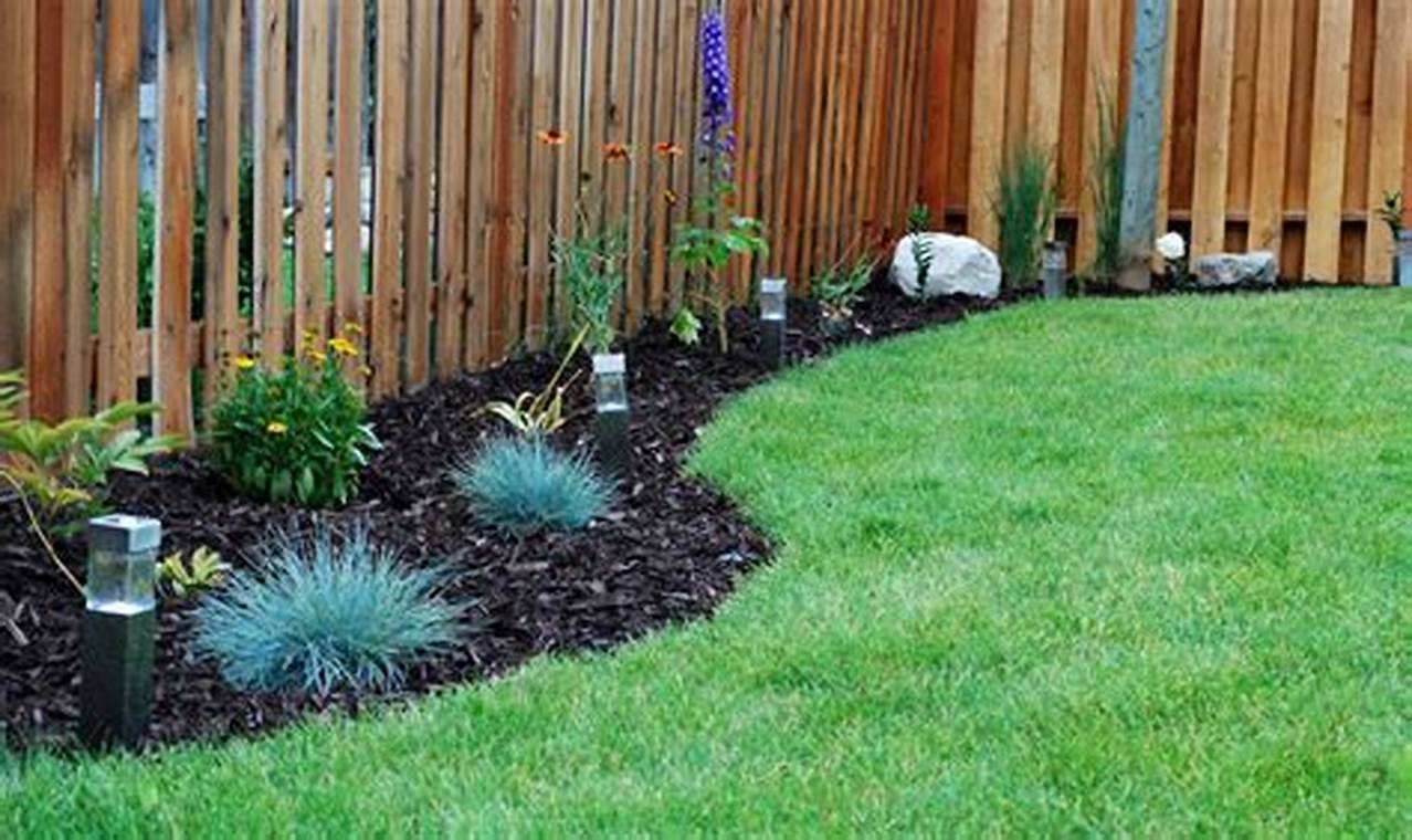 Low Maintenance Landscaping Along Fence: A Guide to Beautify Your Yard