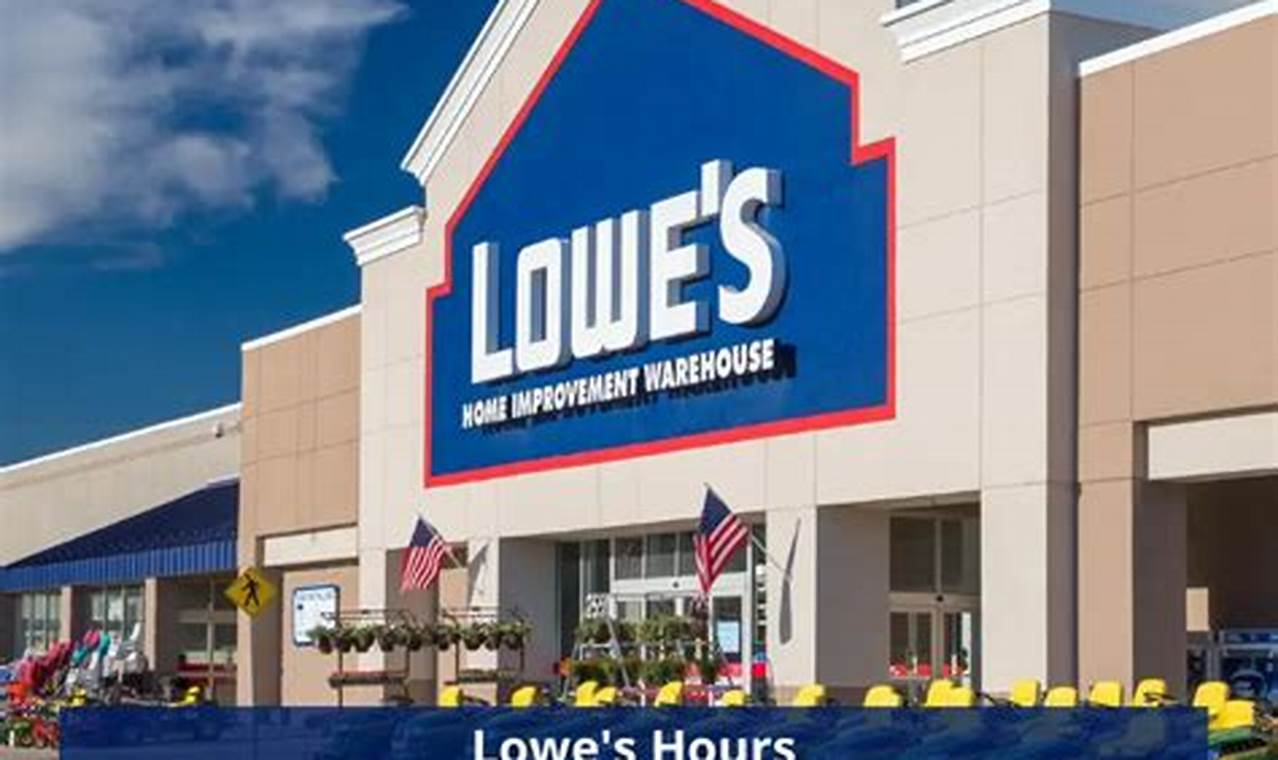 Lowes Easter Hours 2024 Near Me