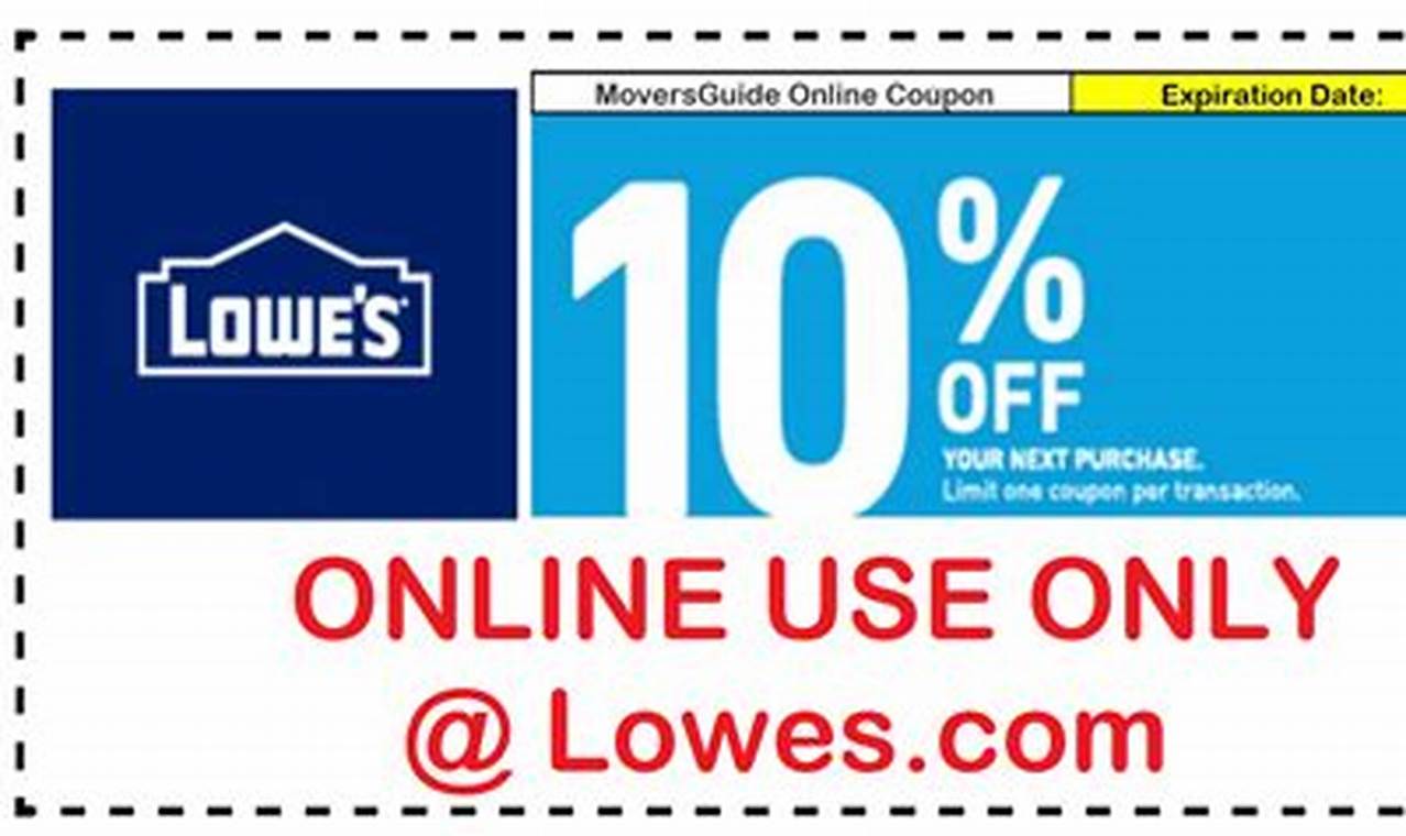 Lowes Promo Code May 2024