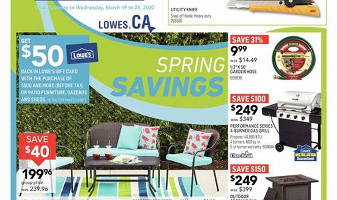 Lowes Spring Ad 2024