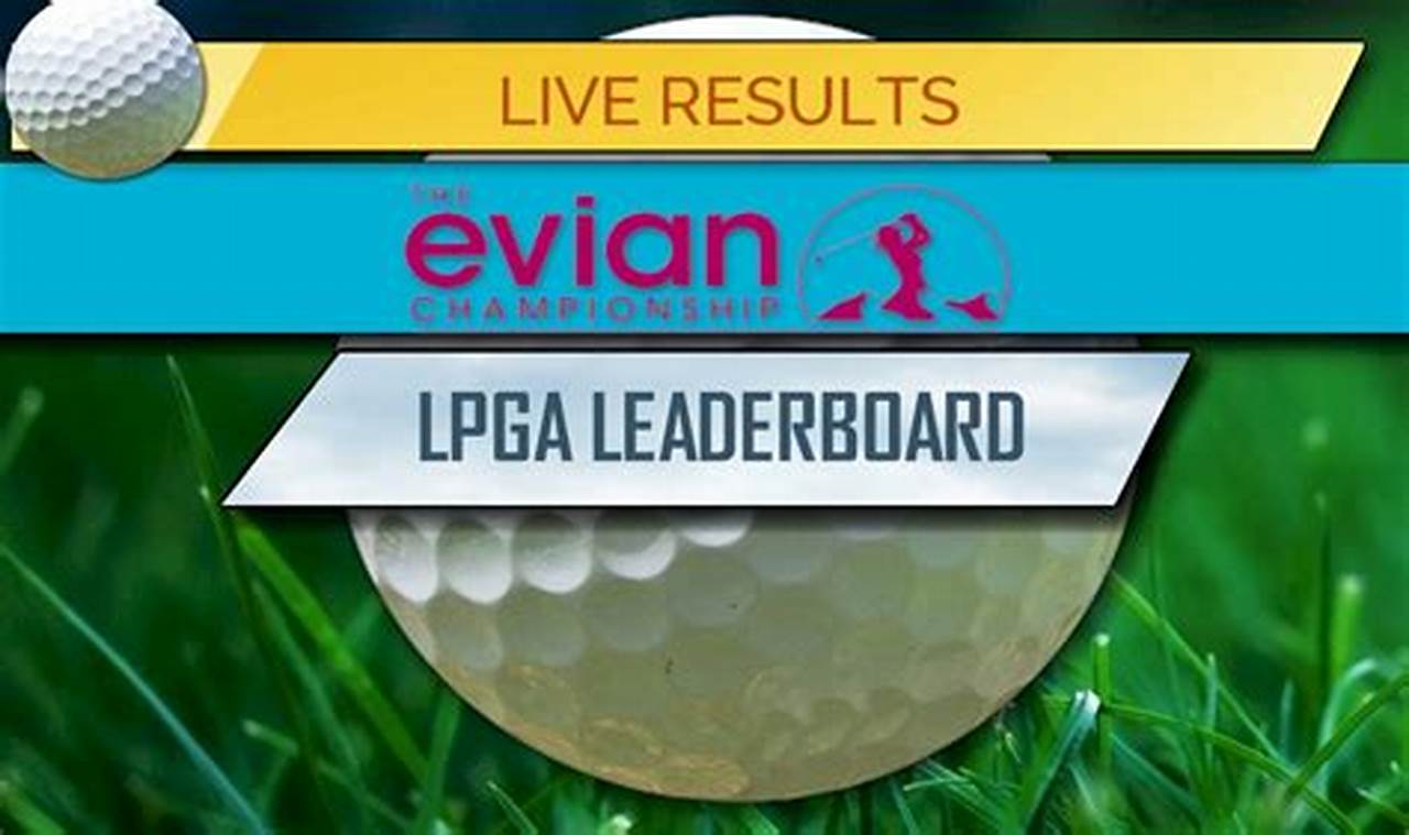 Lpga Golf Leaderboard Live
