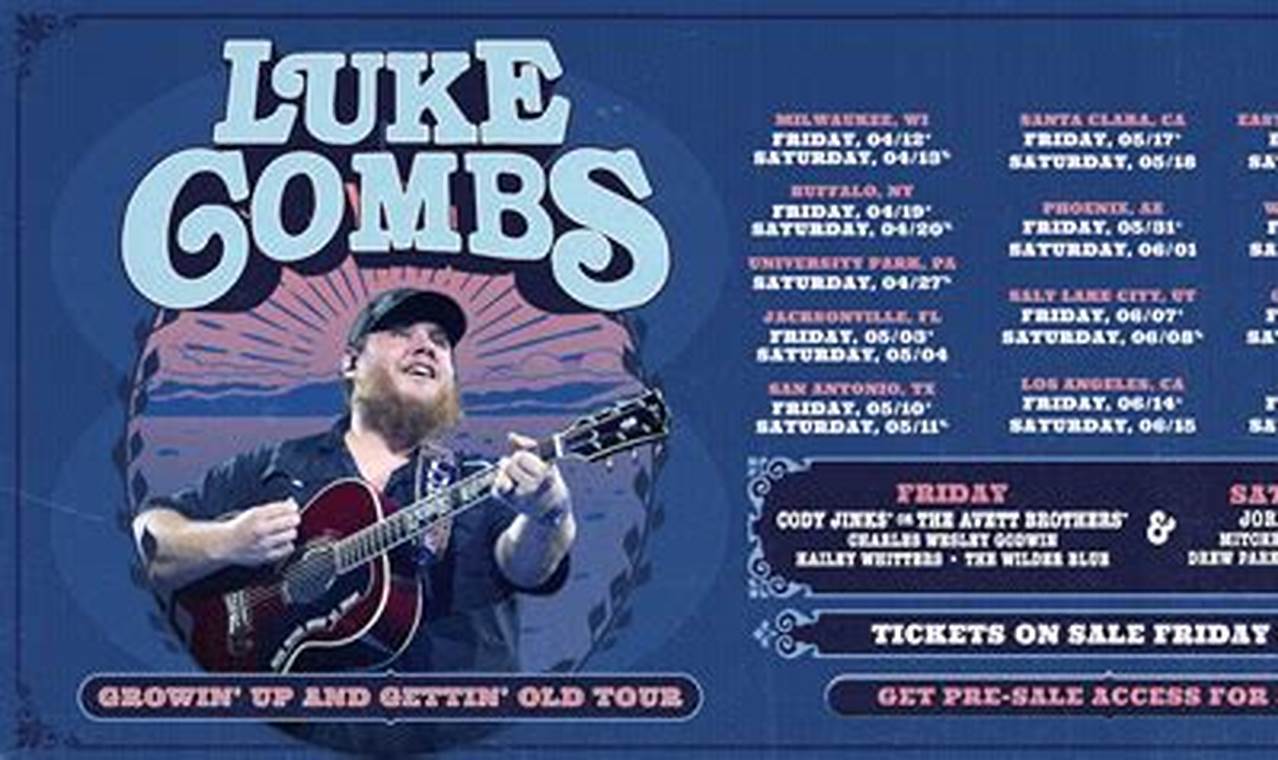 Luke Combs Tour 2024 Tickets San Diego