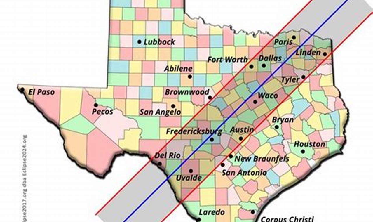 Lunar Eclipse 2024 Texas Map Today