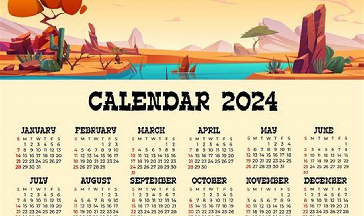 M 2024 Calendar Wallpaper 4k