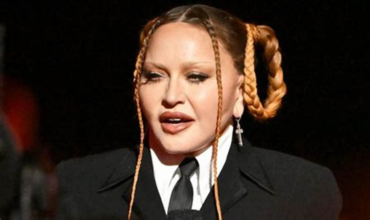 Madonna 2024 Grammys Red Carpet