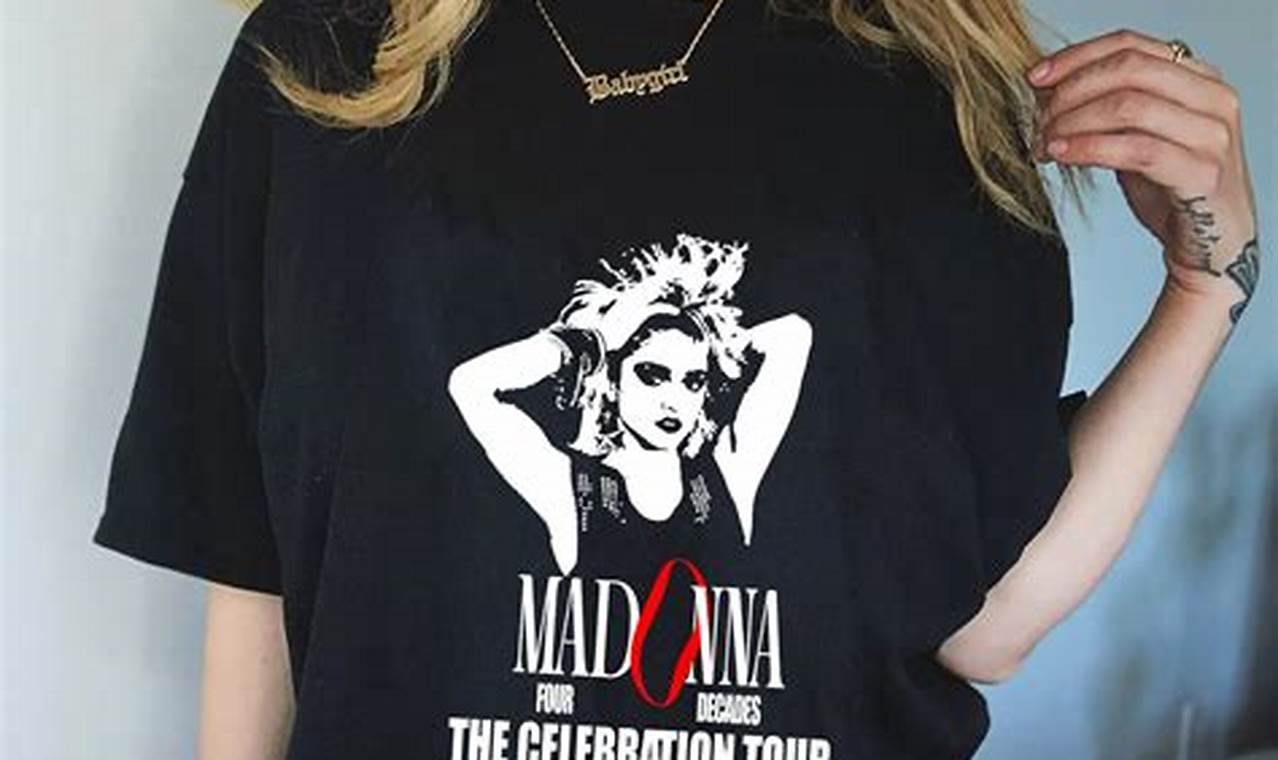 Madonna 2024 Tour Merchandise