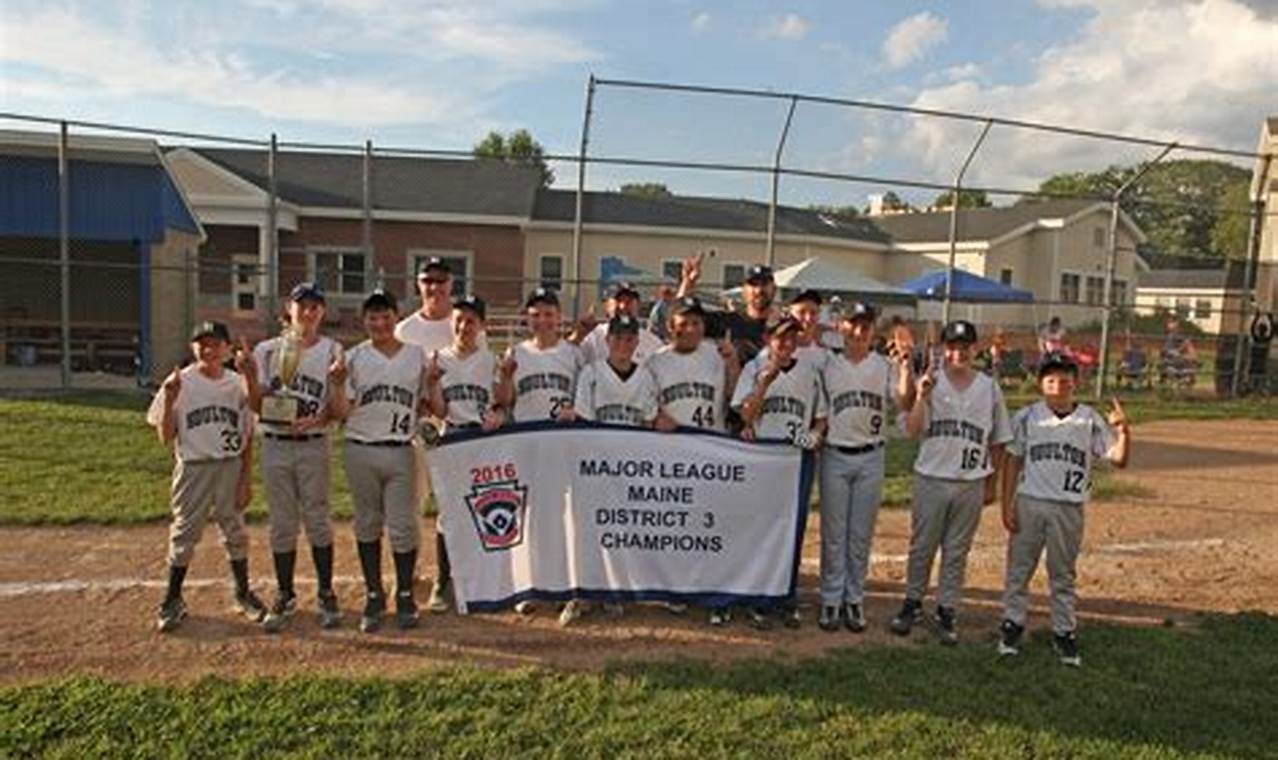 Maine Little League All Stars 2024