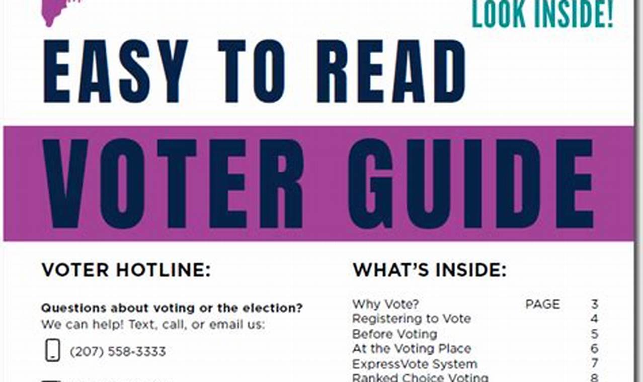 Maine Voter Guide 2024