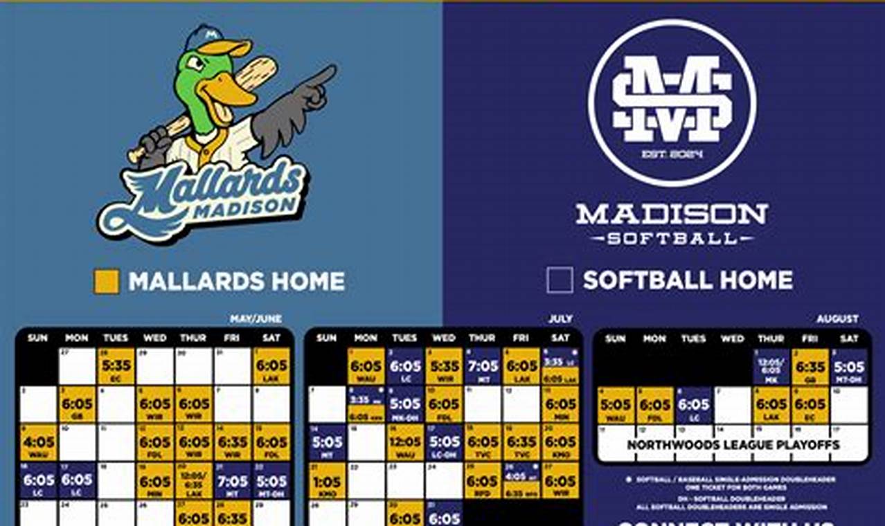 Mallards Baseball Schedule 2024