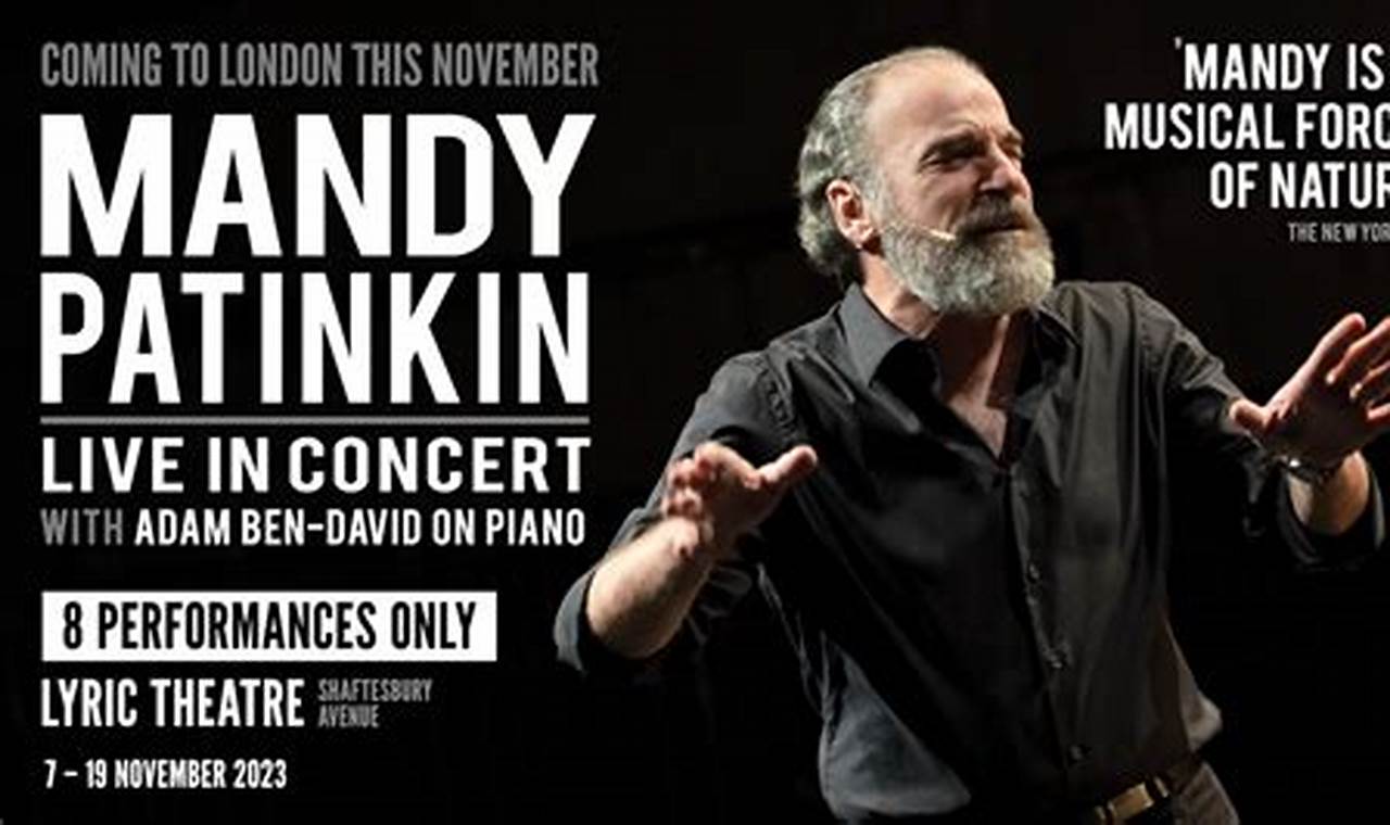 Mandy Patinkin Concerts 2024