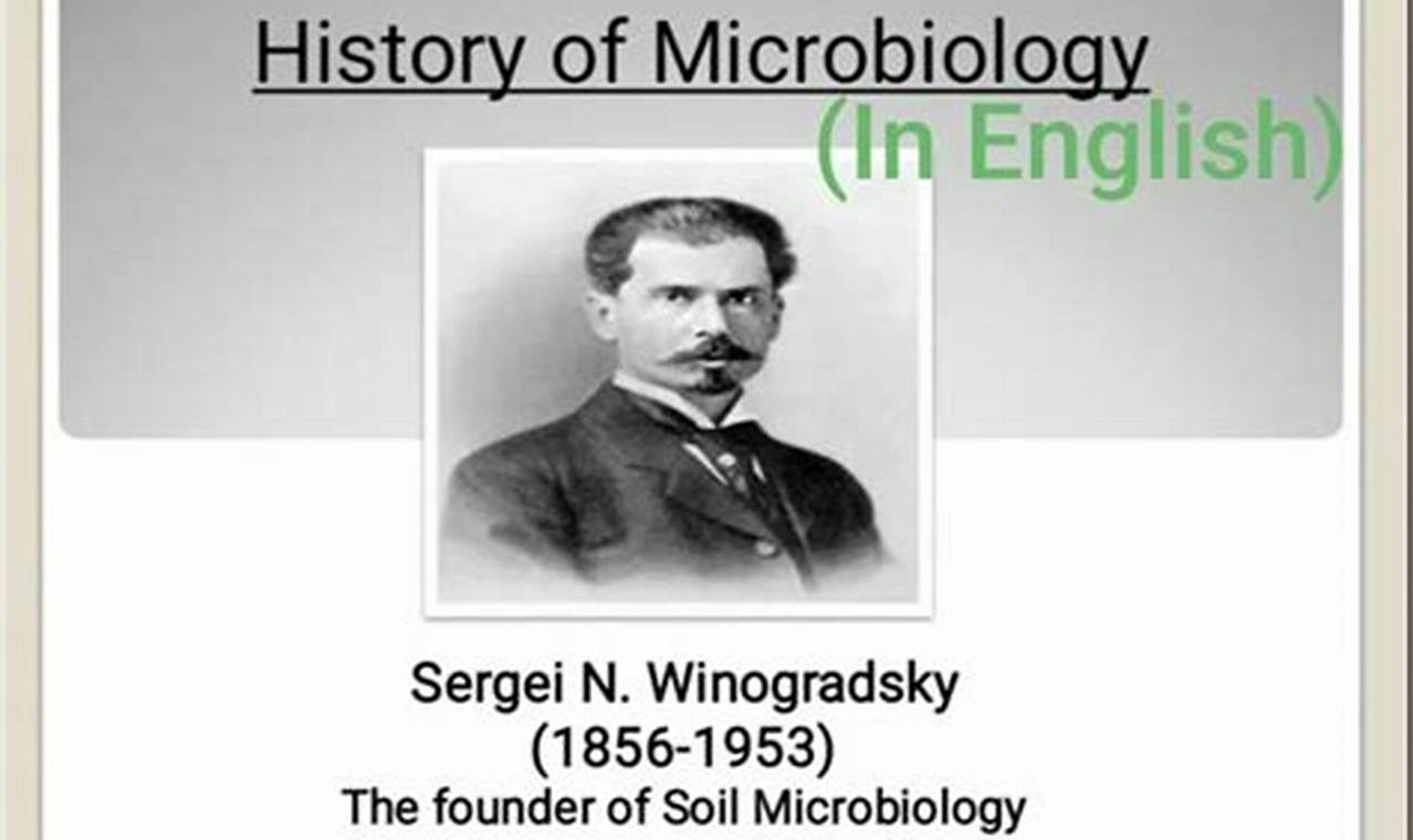Manfaat Temuan Sergei Winogradsky Dalam Penggunaan Sehari-hari