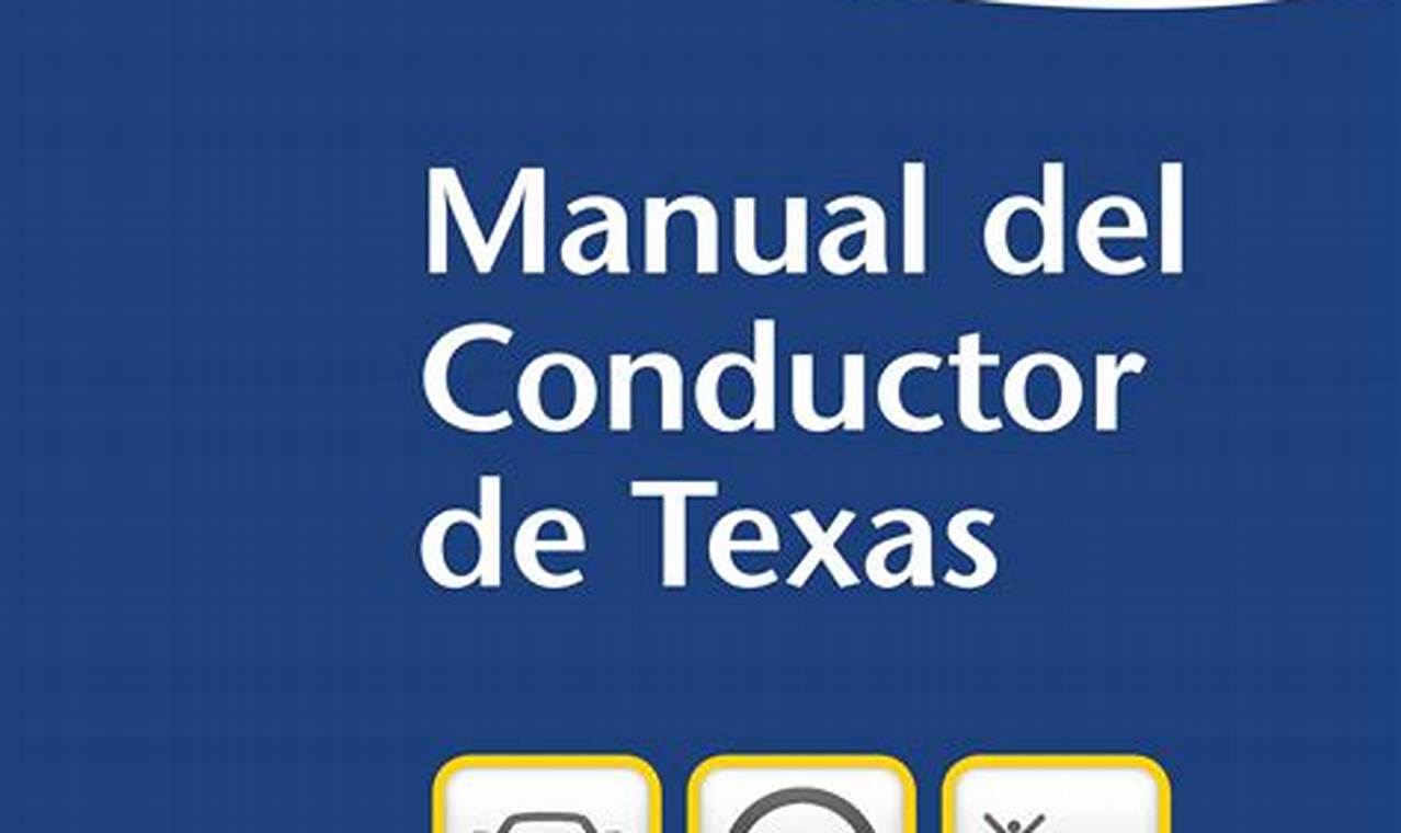 Manual Del Conductor De Texas 2024 Pdf