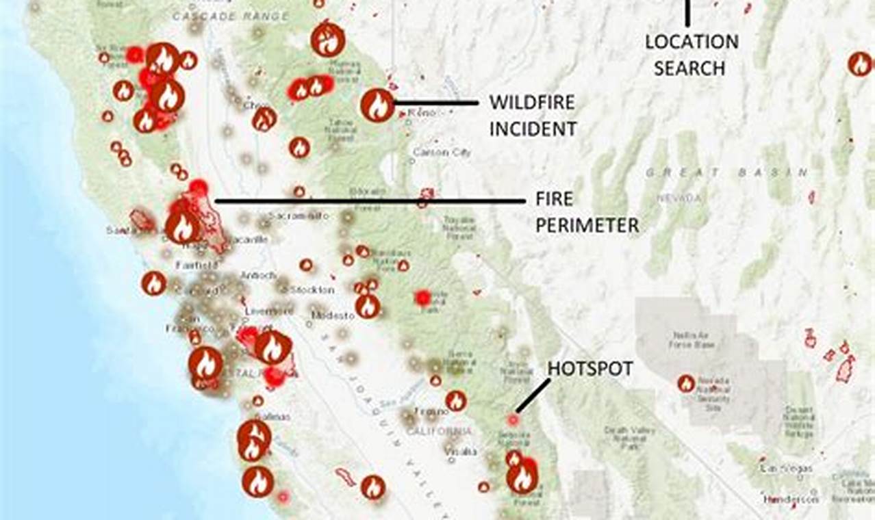 Map Of 2024 Fires In California Institute