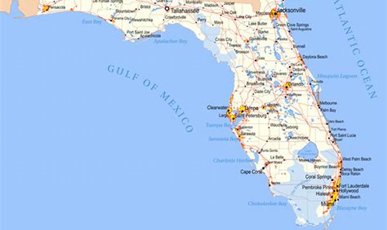 Map Of Florida 2024