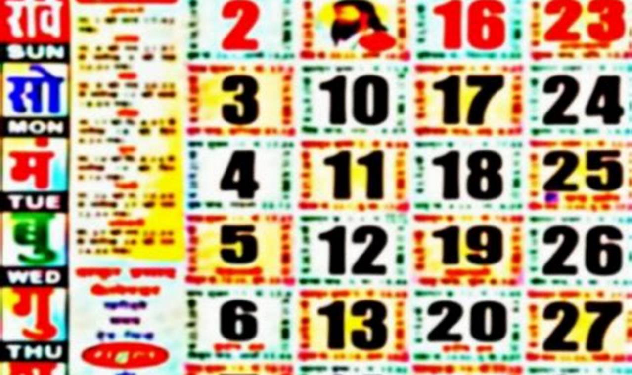 March 2024 Calendar Hindu Panchang Date