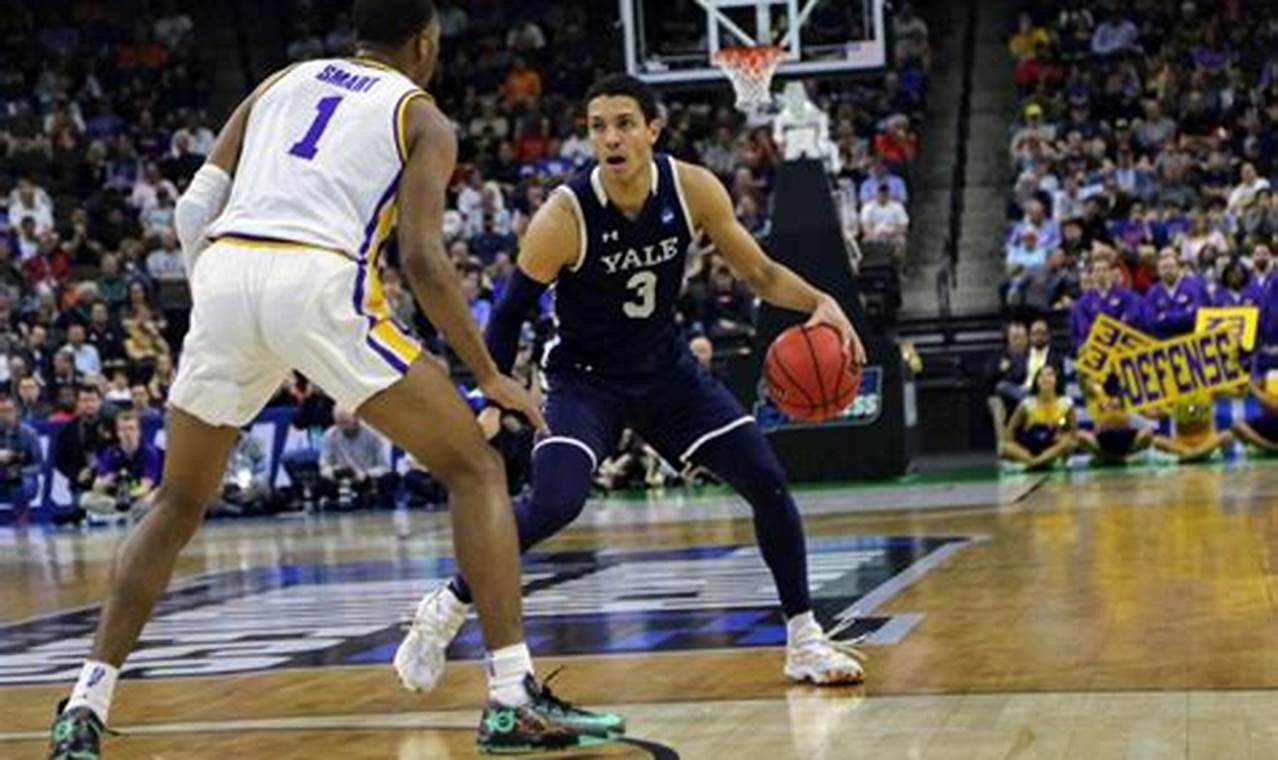 March Madness 2024 Yale Vs Lsu Basketball