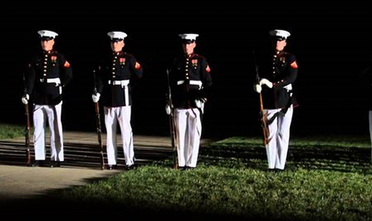 Marine Corps Silent Drill Team 2024