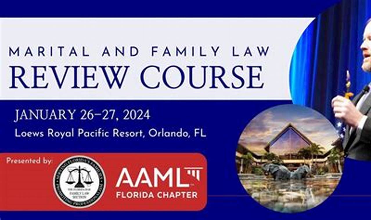 Marital And Family Law Review Course 2024