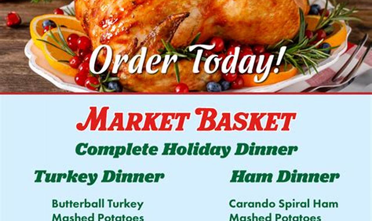 Market Basket Thanksgiving Dinner 2024