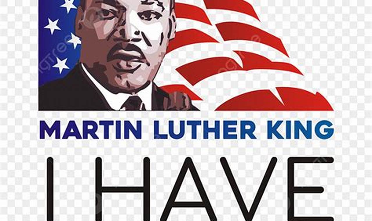 Martin Luther King Day 2024 Clipart